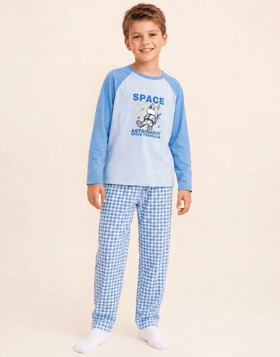 BALABALA PIŻAMA KOMPLET SPODNIE BLUZKA PRINT PK01__150