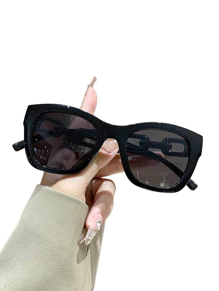 SHEIN CZARNE OKULARY PRZECIWSŁONECZNE S07