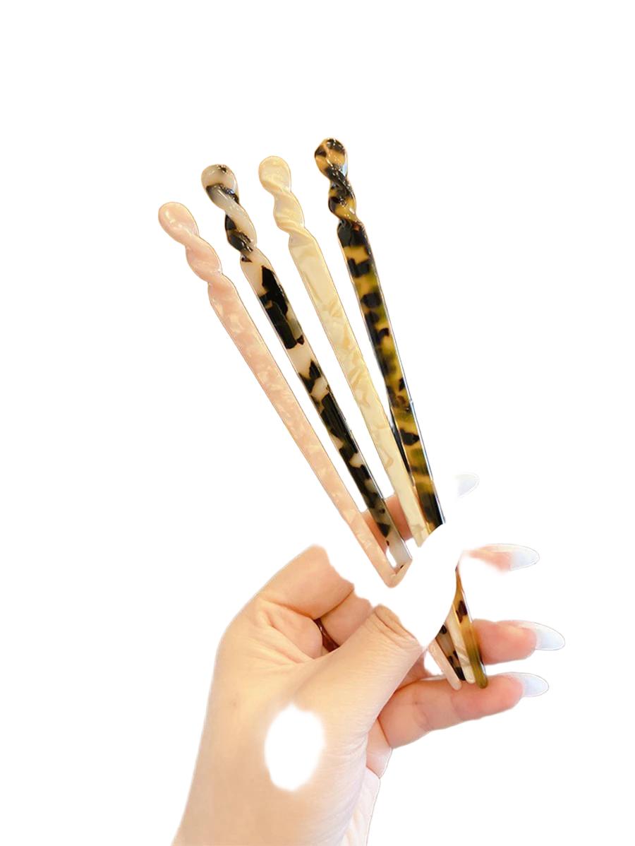 SHEIN SPINKI DO WŁOSÓW 4-PACK S07__