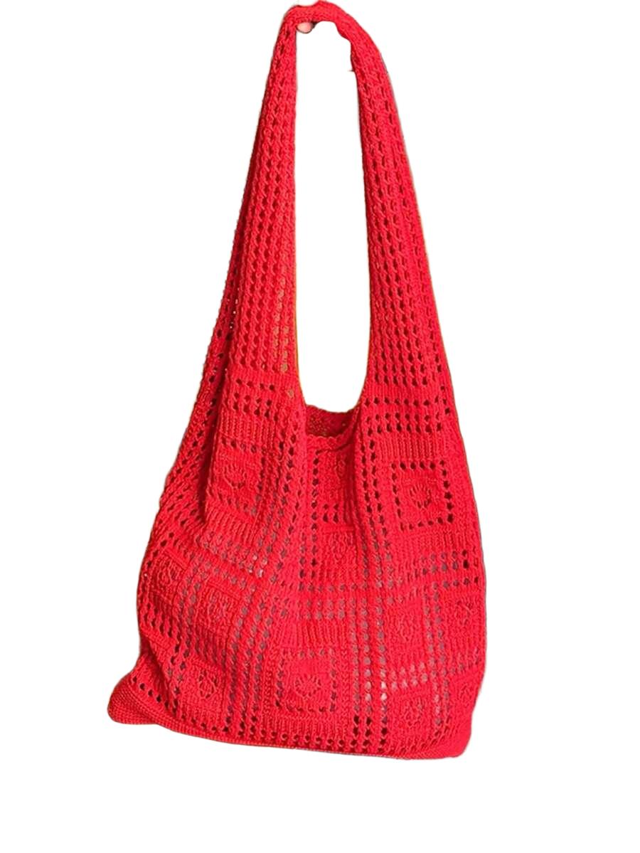 SHEIN CZERWONA TORBA NA RAMIĘ S07__36X32