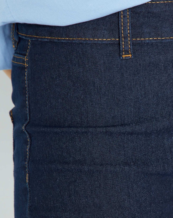 KIABI GRANATOWE SPODNIE JEANS PK01__46