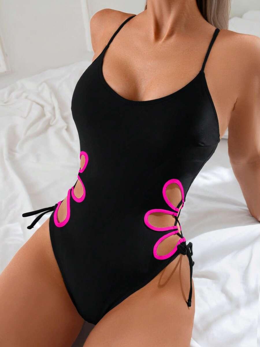 SHEIN JEDNOCZĘŚCIOWY STRÓJ KĄPIELOWY S09__XXL