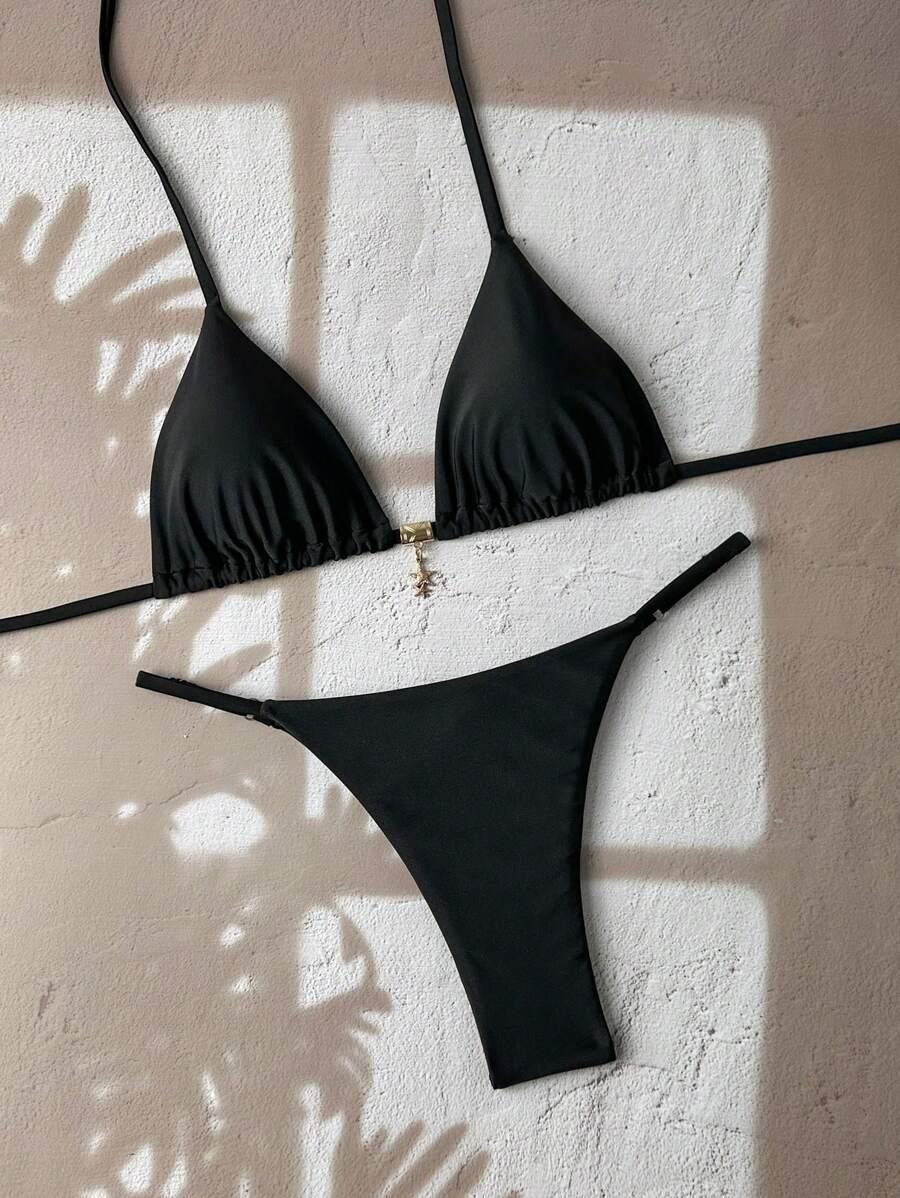 SHEIN DWUCZĘŚCIOWY STRÓJ KĄPIELOWY S09__S