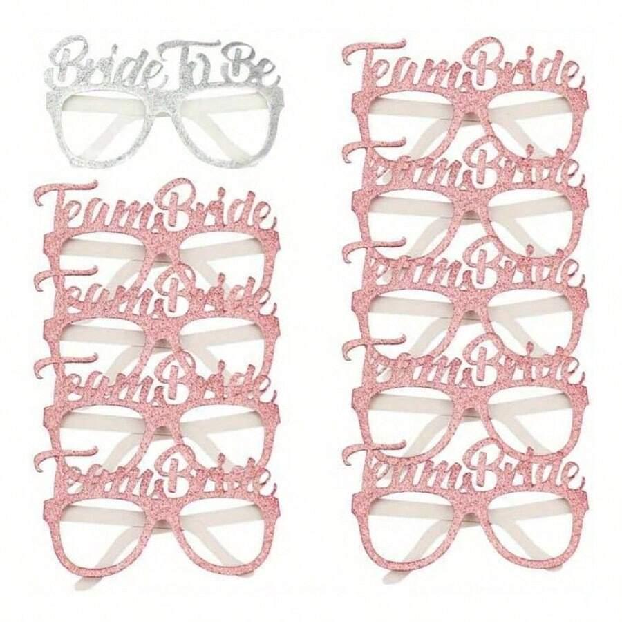 SHEIN OKULARY PAPIEROWE TEAM BRIDE 12-PACK S07