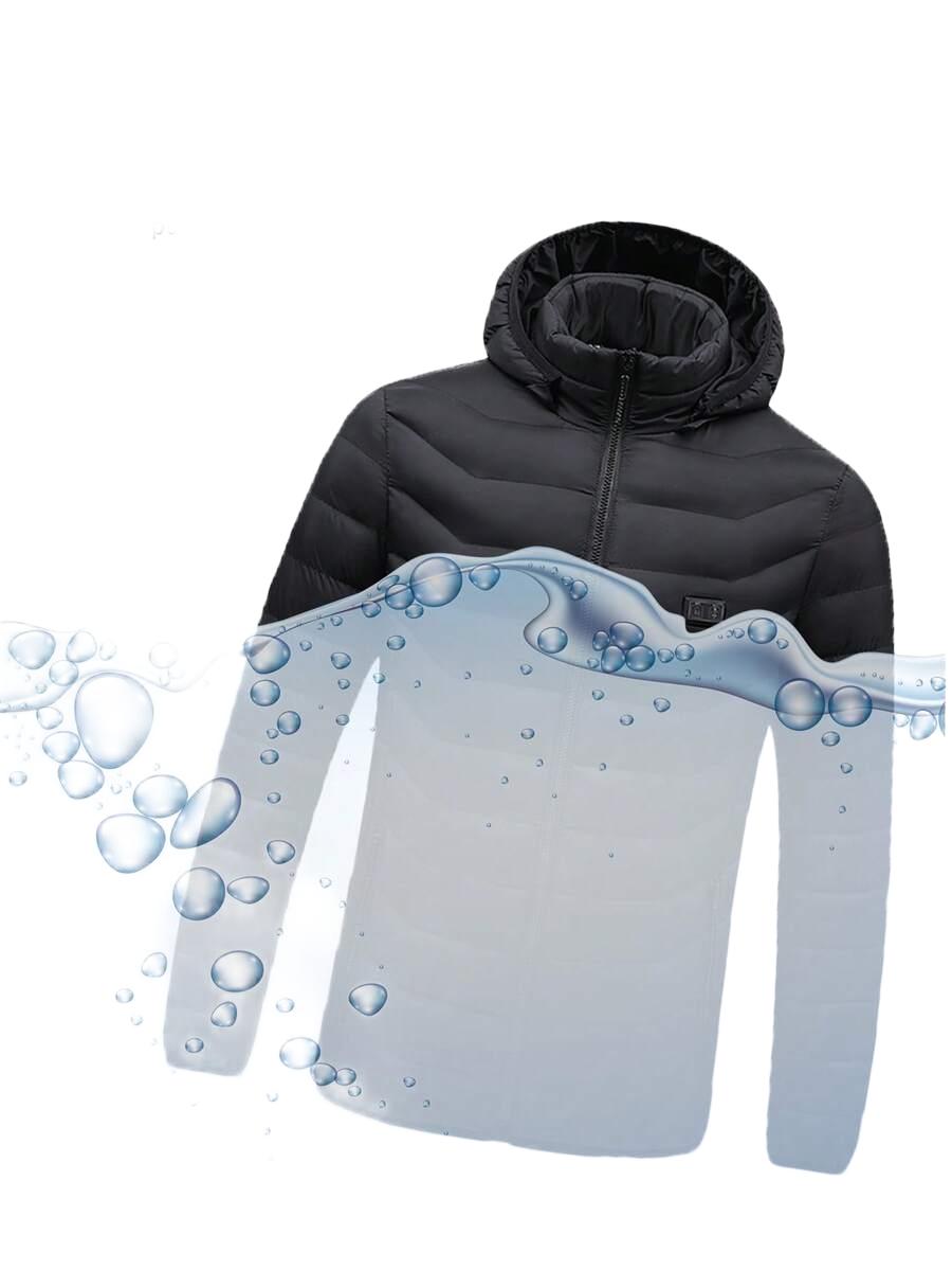 SHEIN CZARNA KURTKA KAPTUR W01__S