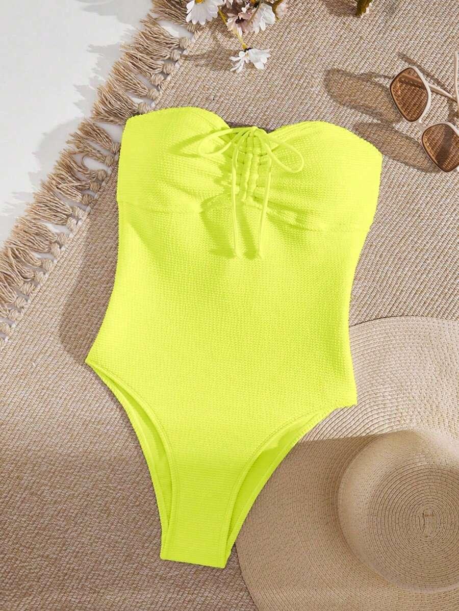 SHEIN JEDNOCZĘŚCIOWY STRÓJ KĄPIELOWY S09__M