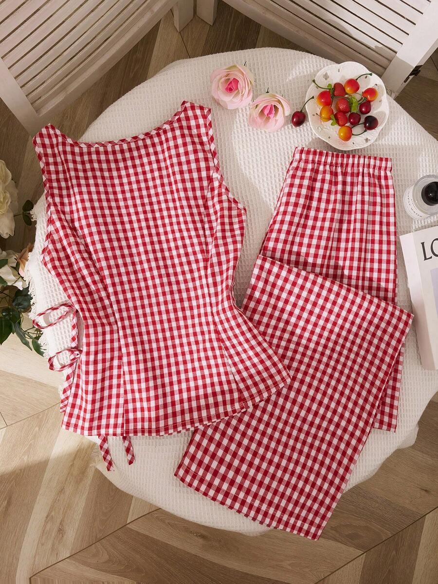 SHEIN TOP SPODNIE KOMPLET S06__S