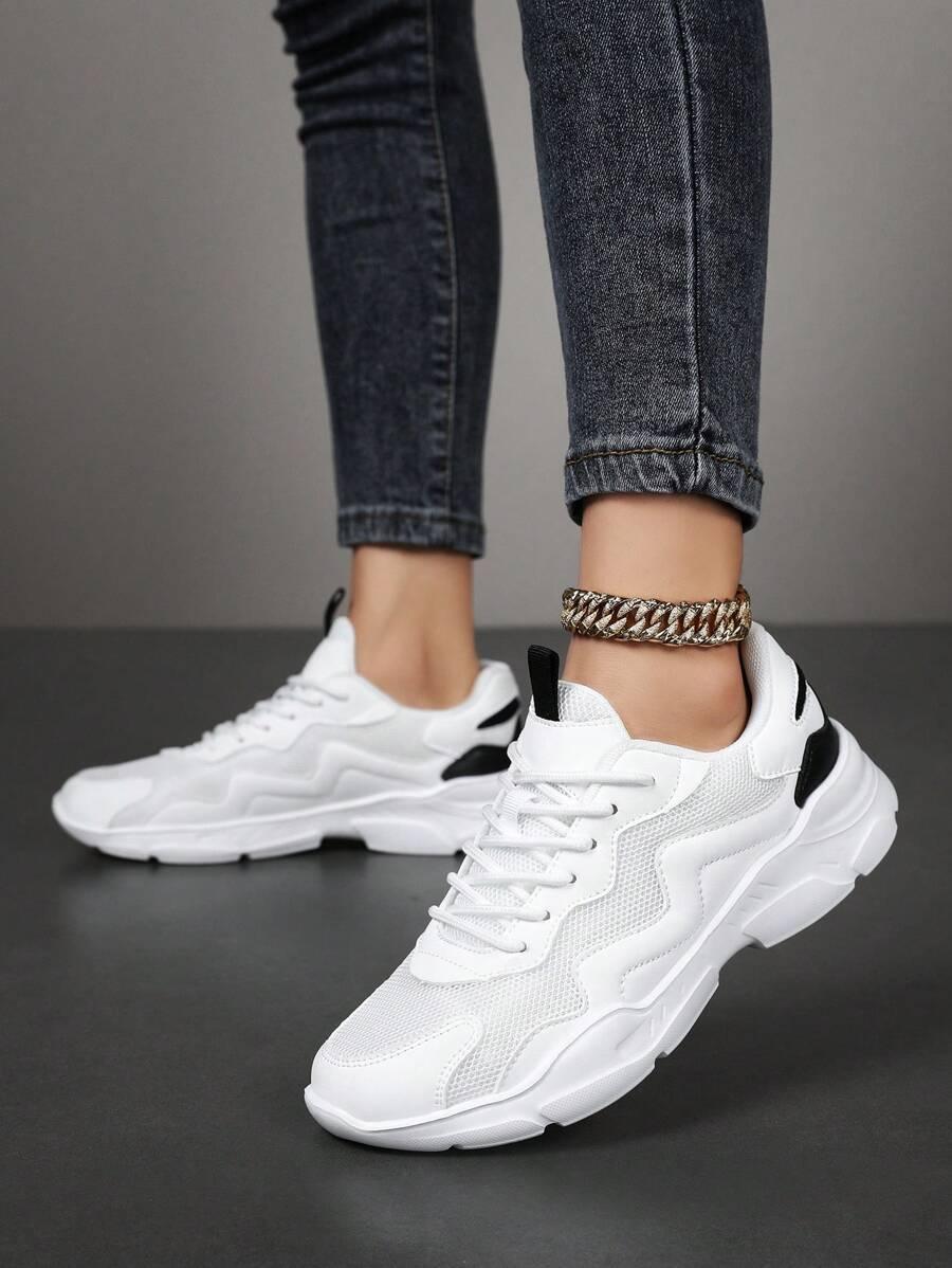 SHEIN BIAŁE SPORTOWE BUTY S06__39