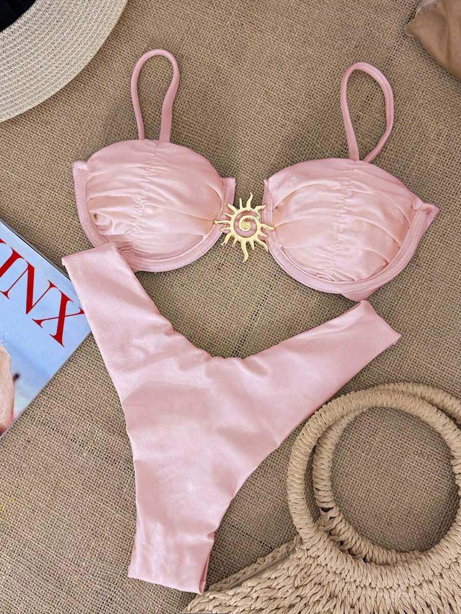 SHEIN DWUCZĘŚCIOWY STRÓJ KĄPIELOWY S09__S