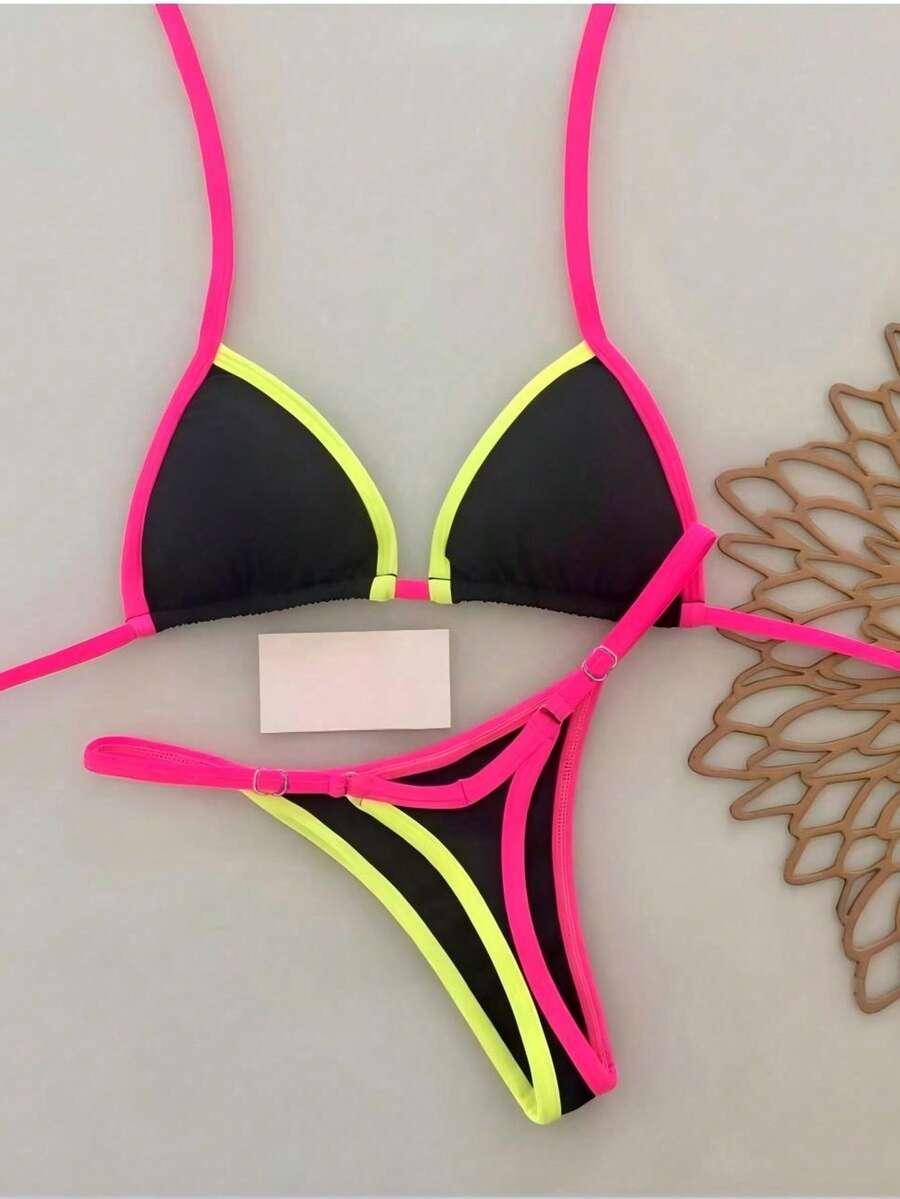 SHEIN DWUCZĘŚCIOWY STRÓJ KĄPIELOWY S09__S