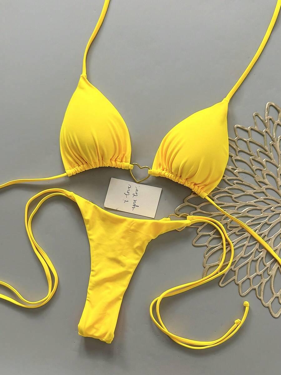 SHEIN DWUCZĘŚCIOWY STRÓJ KĄPIELOWY S09__S