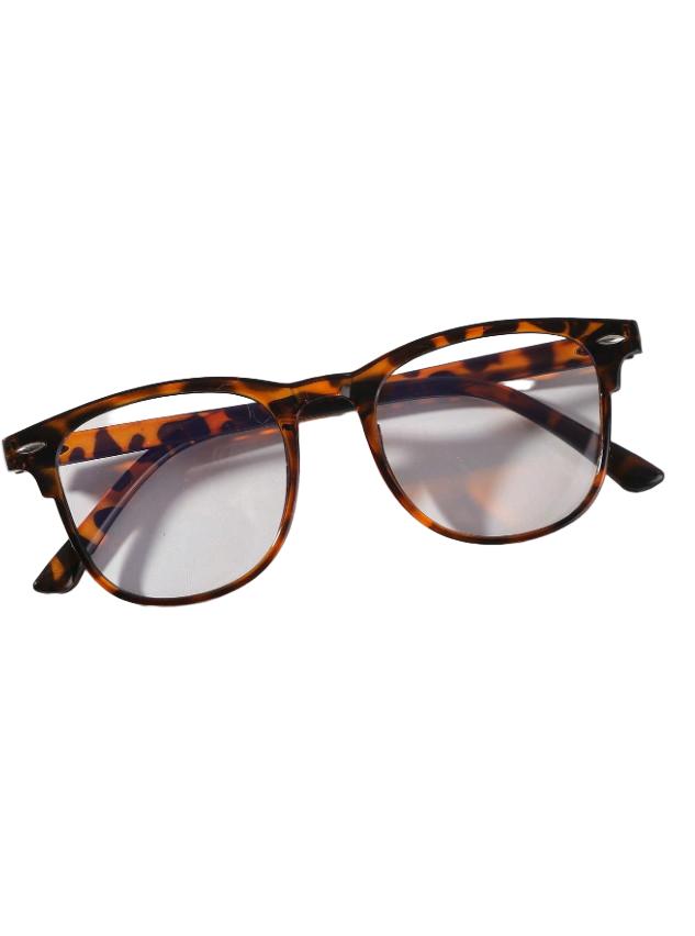 SHEIN OKULARY ZERÓWKI ANIMAL PRINT S07