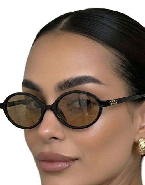 SHEIN CZARNE OKULARY PRZECIWSŁONECZNE S07