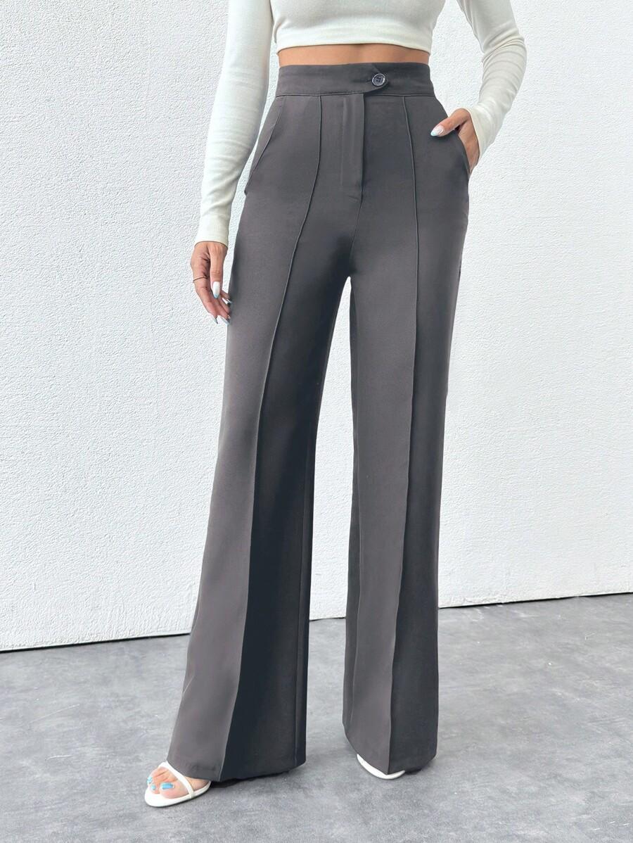 SHEIN SZARE ELEGANCKIE SPODNIE S06__S