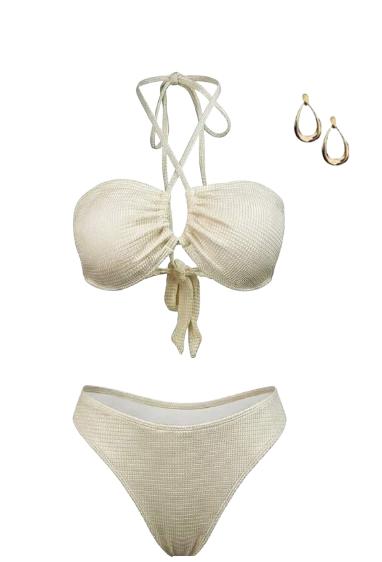 SHEIN DWUCZĘŚCIOWY STRÓJ KĄPIELOWY PK01__M