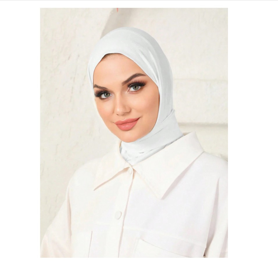 SHEIN BIAŁA CHUSTA HIDŻAB S07__OS