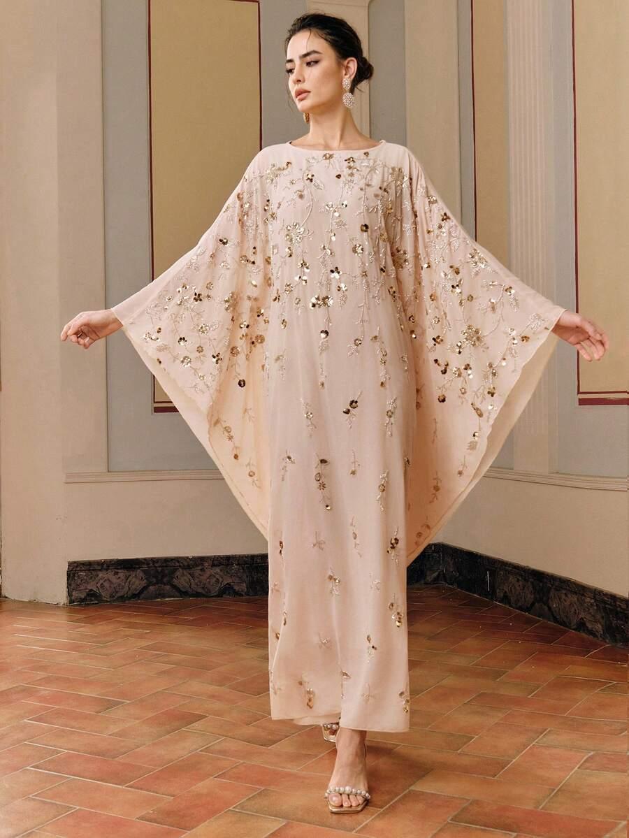 ANEWSTA MAXI SUKIENKA ZDOBIENIA S06__L