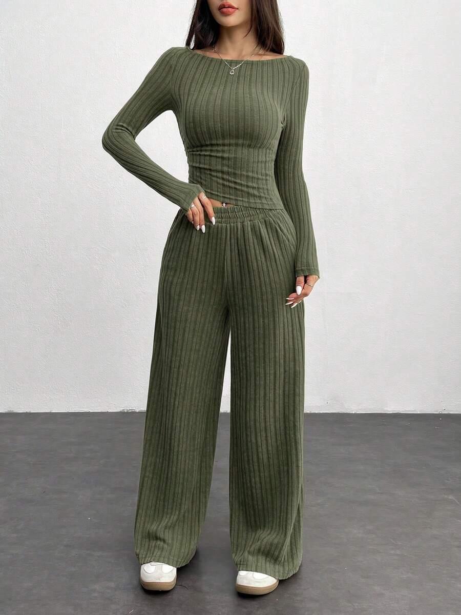SHEIN BLUZKA SPODNIE KOMPLET S06__S