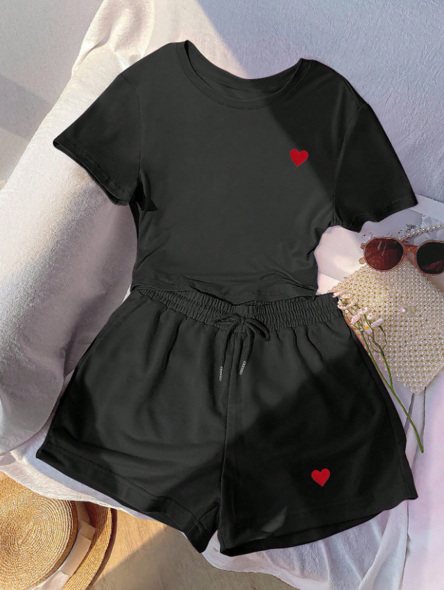 SHEIN KOMPLET BLUZKA SPODENKI S06__M