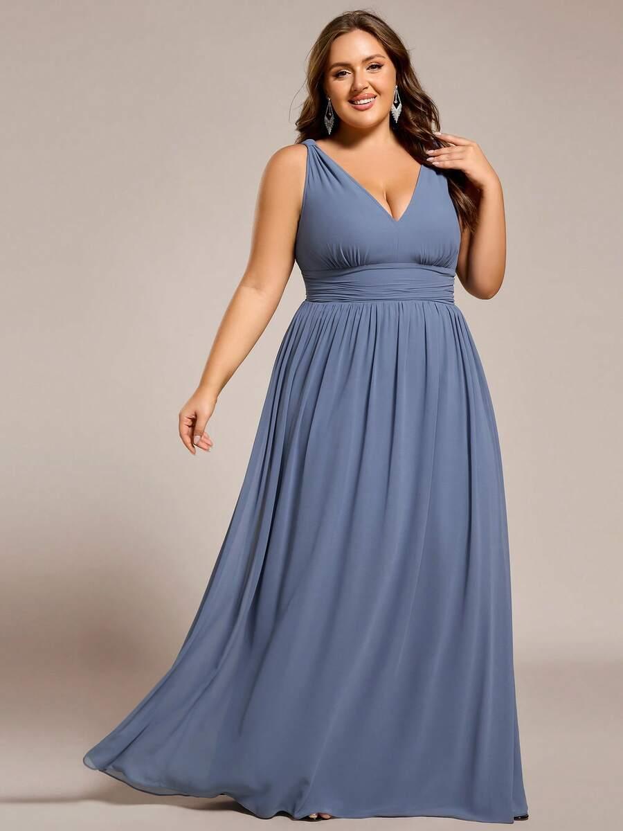EVERPRETTY NIEBIESKA MAXI SUKIENKA PK01__XXL
