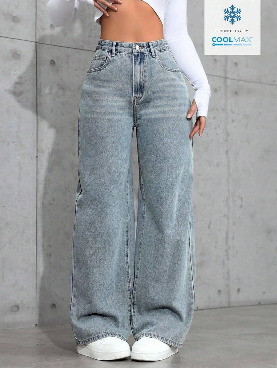 SHEIN NIEBIESKIE SPODNIE JEANS S06__L