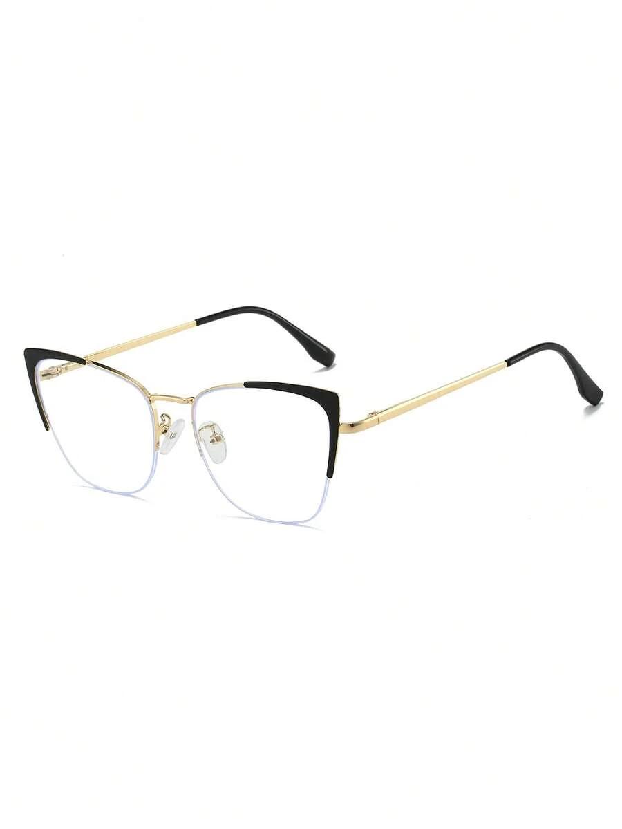 SHEIN OKULARY ZERÓWKI CZARNE OPRAWKI S07