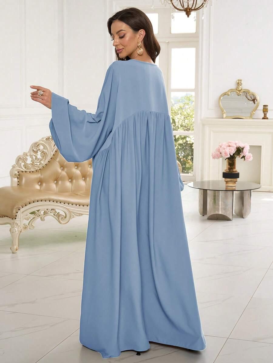 SHEIN NIEBIESKA SUKIENKA MAXI S06__OS