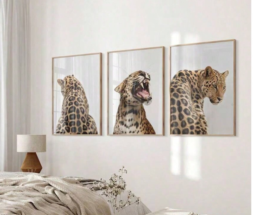 SHEIN PLAKAT NA ŚCIANĘ 3-PACK S07__40X60
