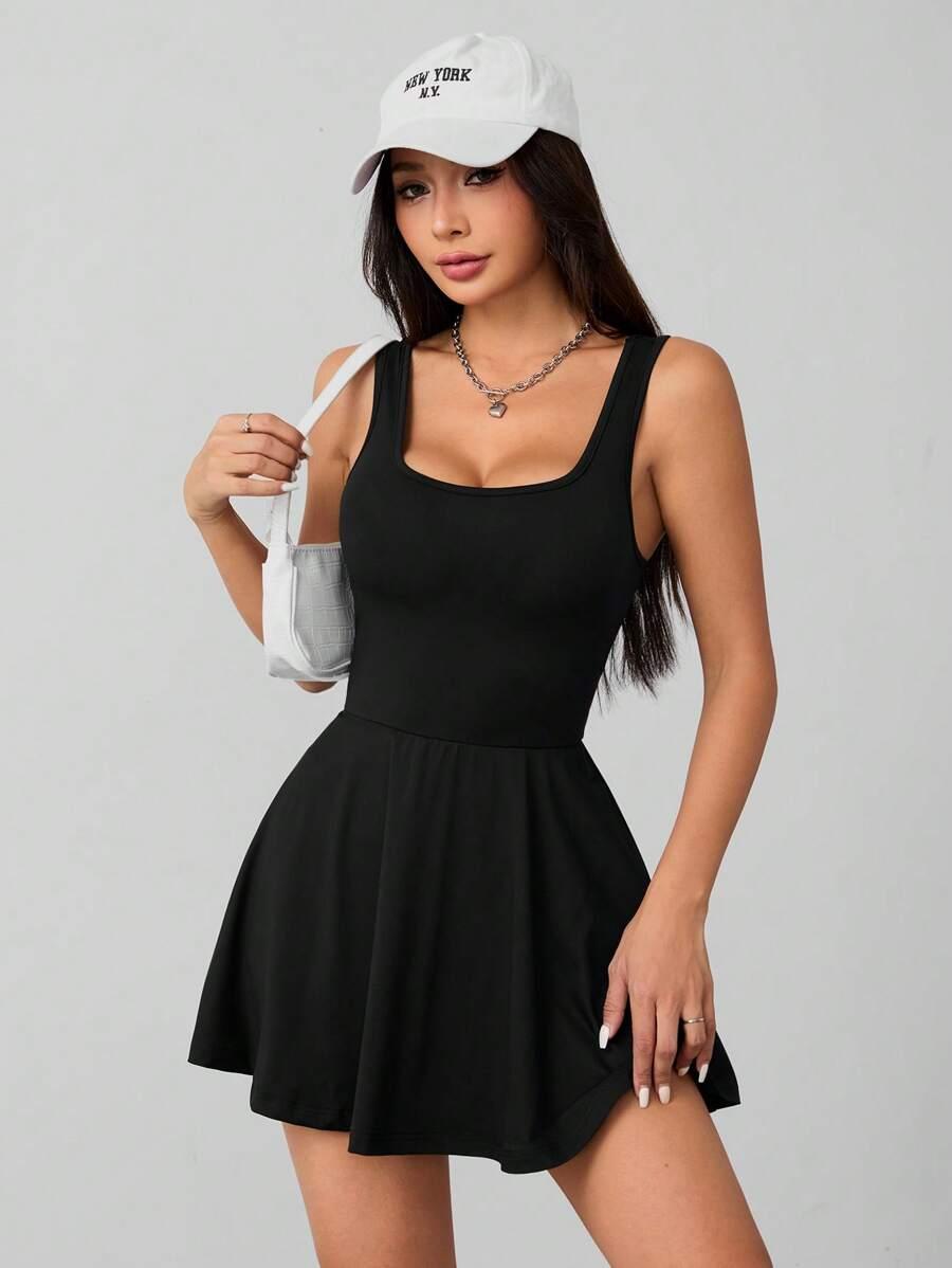 SHEIN CZARNA SUKIENKA MINI S06__M