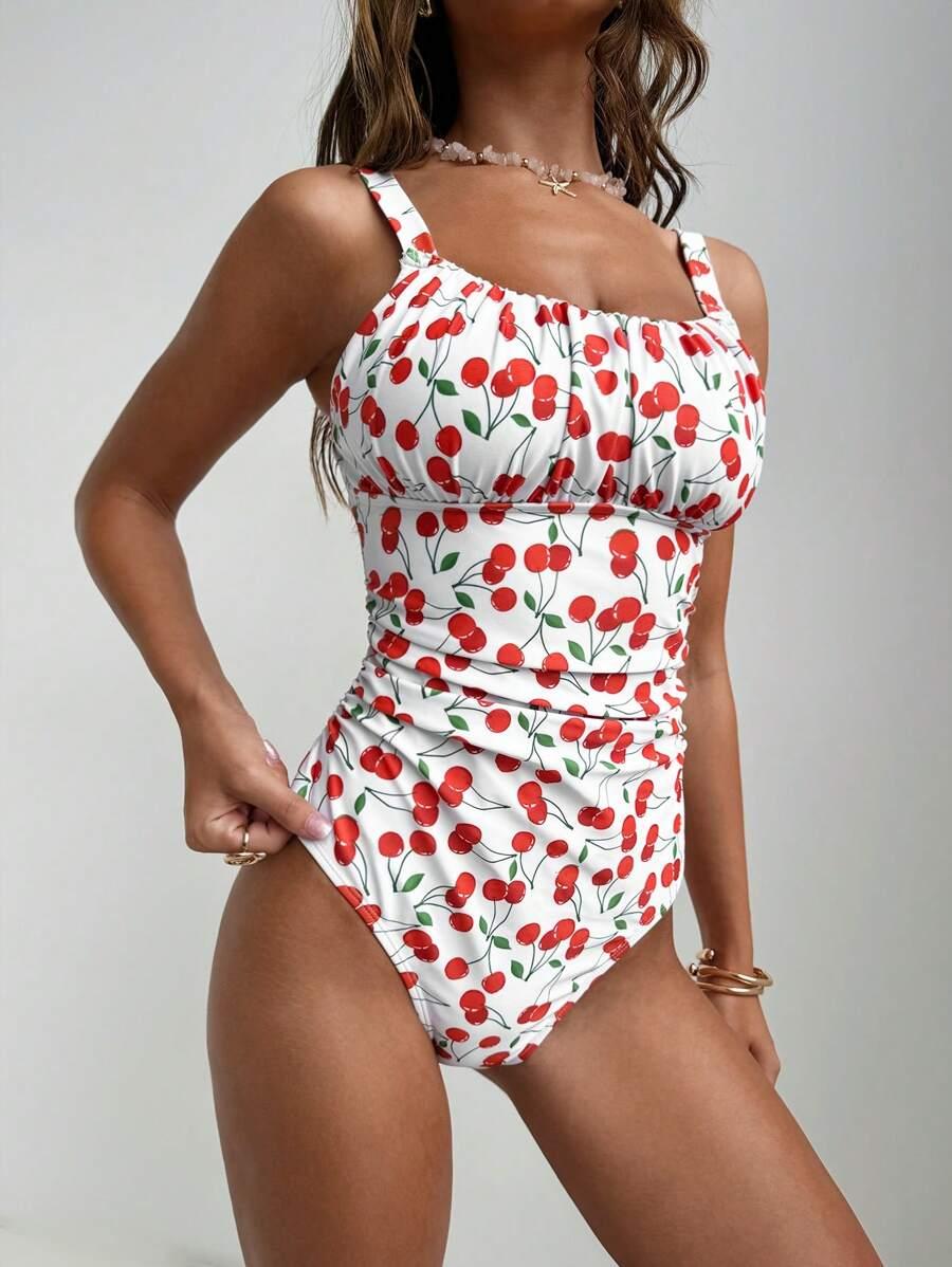 SHEIN JEDNOCZĘŚCIOWY STRÓJ KĄPIELOWY S09__L