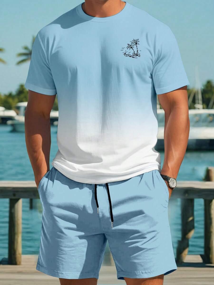 MANFINITY T-SHIRT SPODENKI KOMPLET S06__XXL
