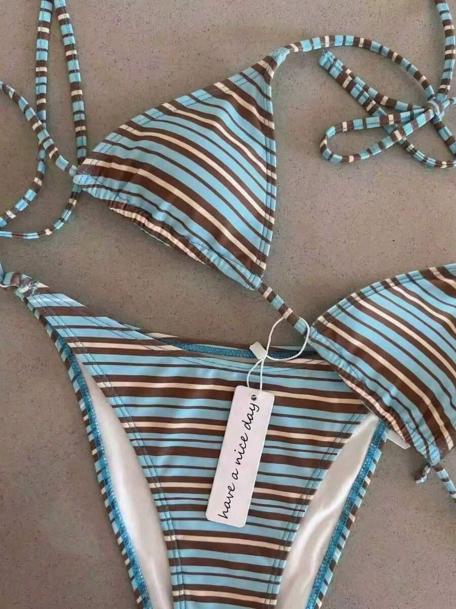 SHEIN DWUCZĘŚCIOWY STRÓJ KĄPIELOWY WZÓR S09__XS