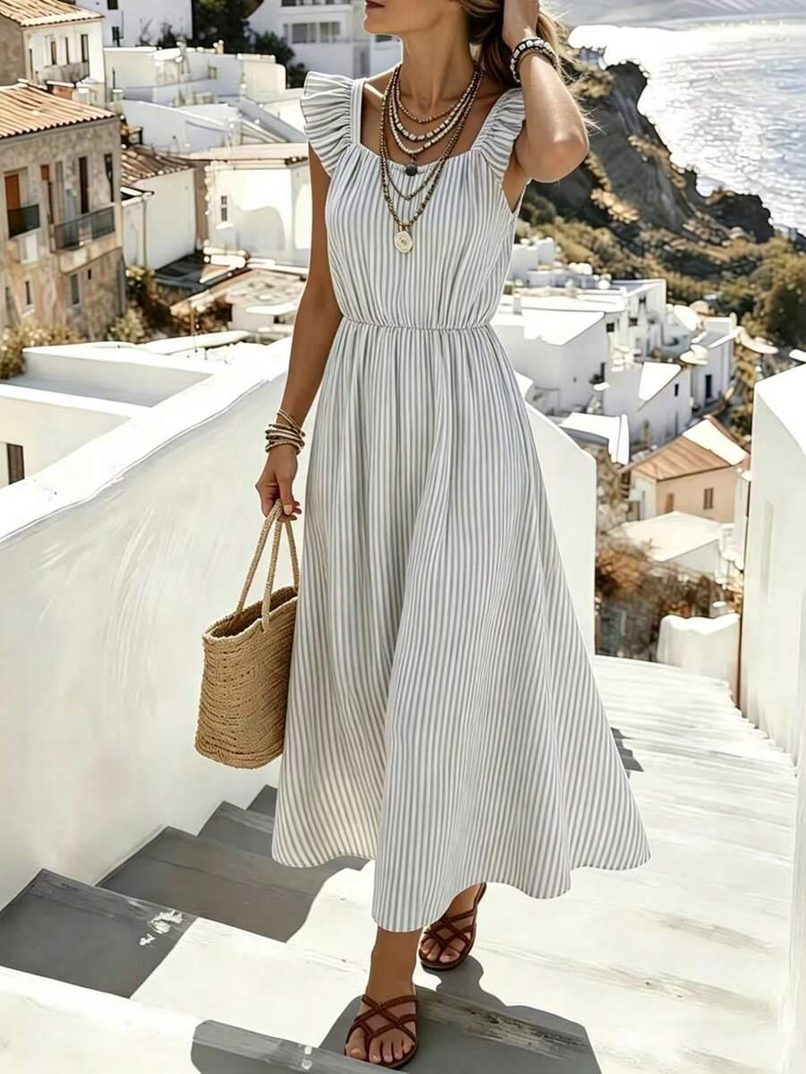 SHEIN SZARA SUKIENKA PASKI S06__M