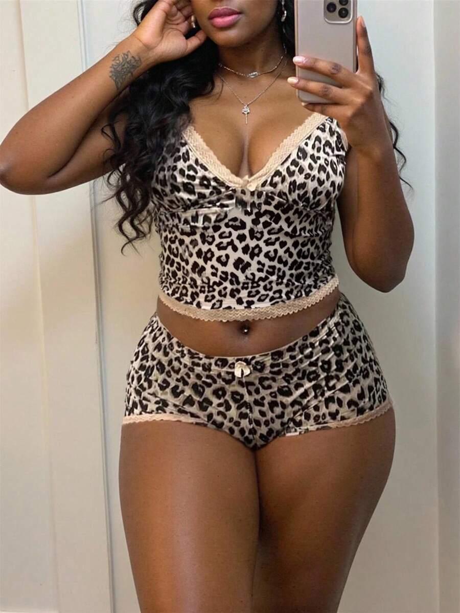 SHEIN TOP SPODENKI PIŻAMA KOMPLET S06__M
