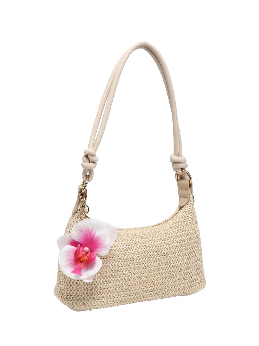 SHEIN BEŻOWA TOREBKA NA RAMIĘ S07__26X12