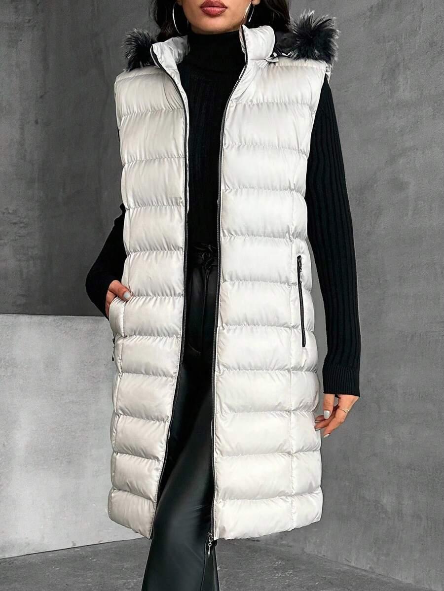 SHEIN KREMOWA KAMIZELKA MIŚ S06__M