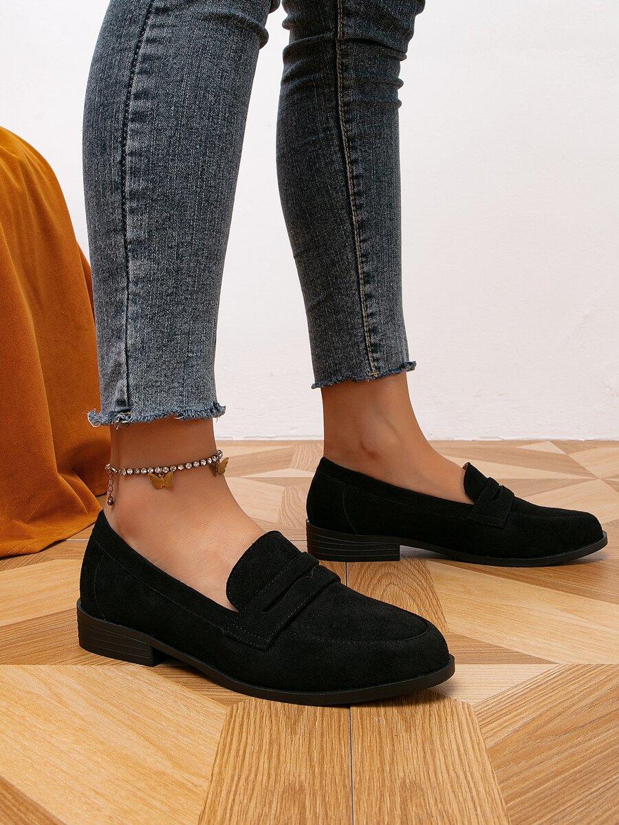 SHEIN CZARNE WSUWANE MOKASYNY S06__37