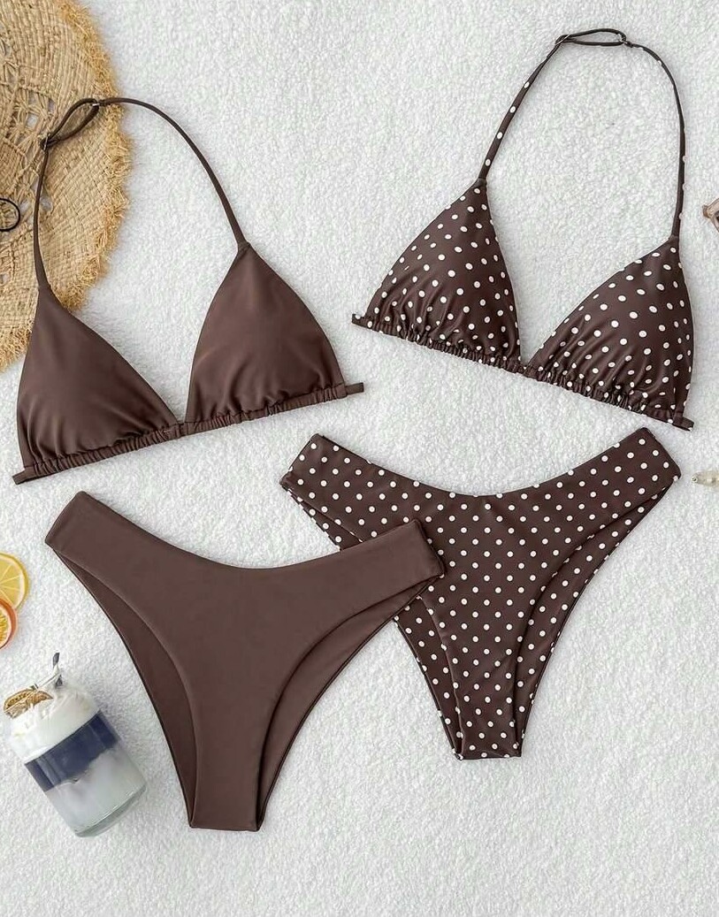 SHEIN DWUCZĘŚCIOWY STRÓJ KĄPIELOWY 2-PACK S09__158-164