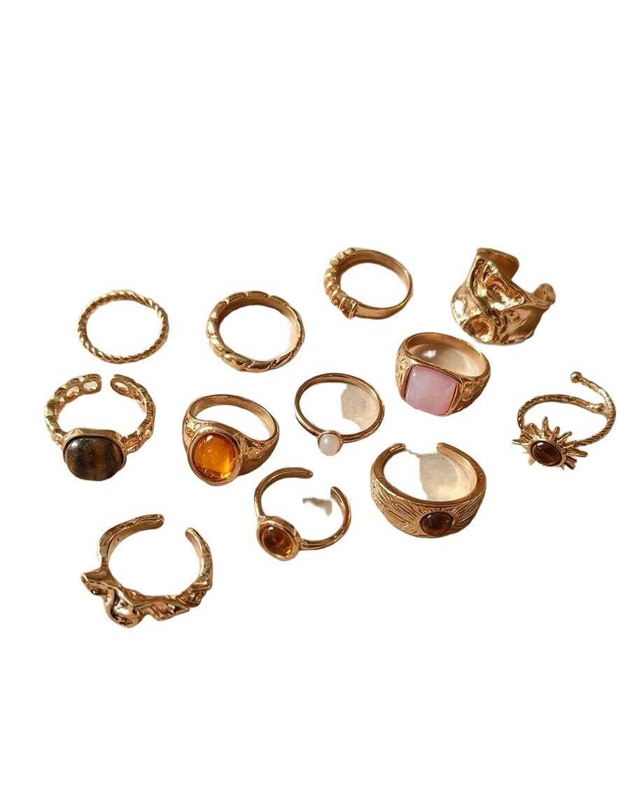 SHEIN ZESTAW PIERŚCIONKÓW 5-PACK S07