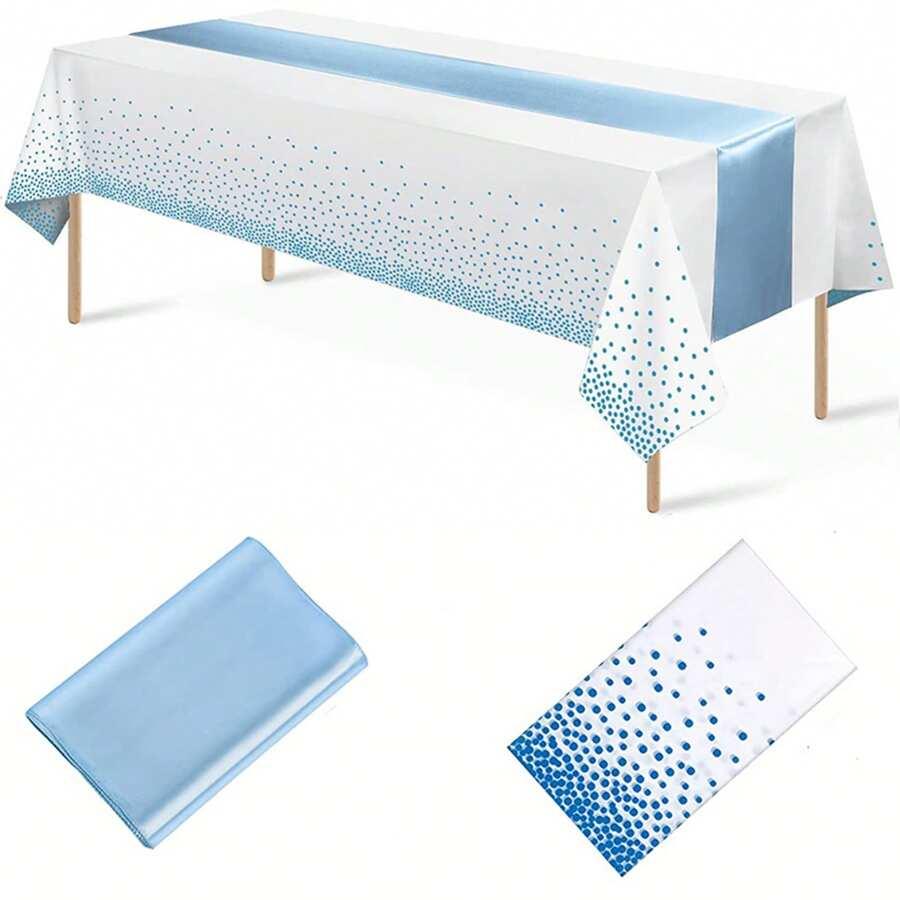 SHEIN BIEŻNIK OBRUS ZESTAW S07__140X280CM