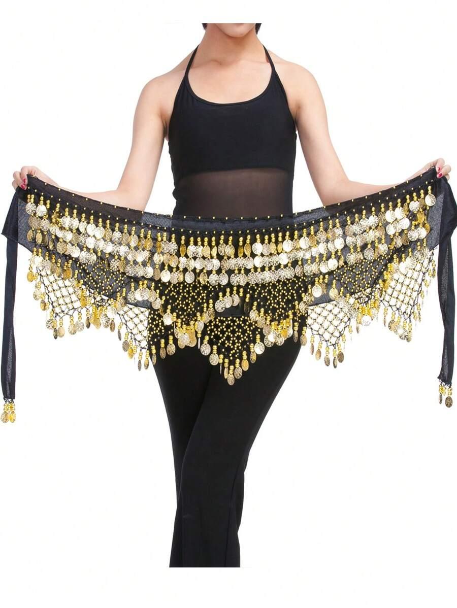 SHEIN CZARNA CHUSTA DO TAŃCA S07