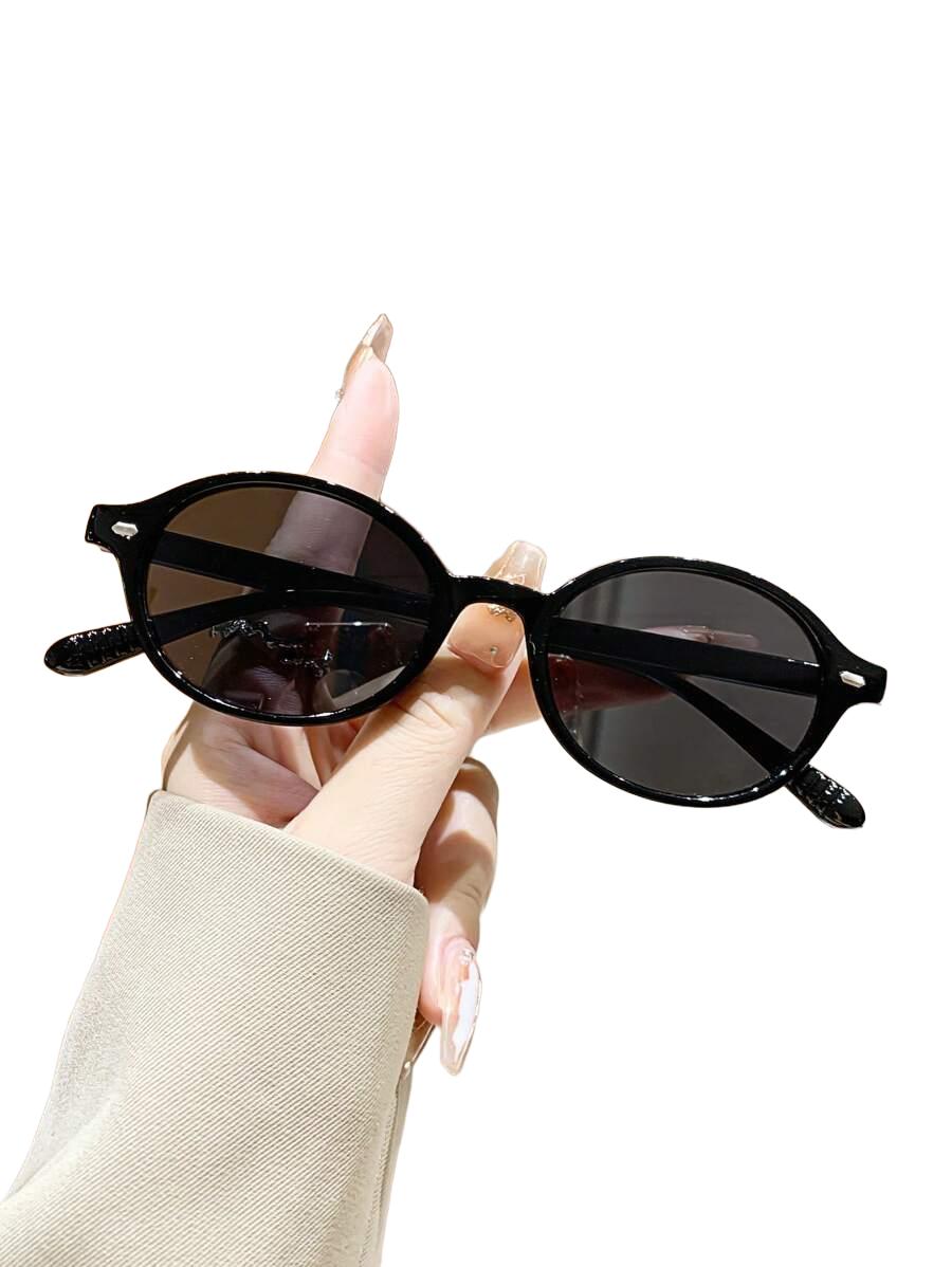 SHEIN CZARNE OKULARY PRZECIWSŁONECZNE S07