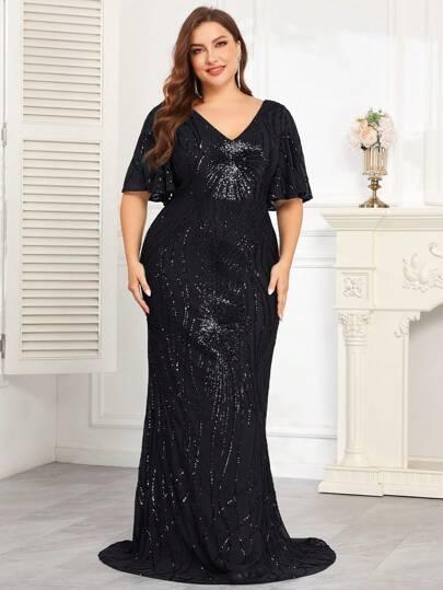 SHEIN CZARNA MAXI SUKIENKA S06__52