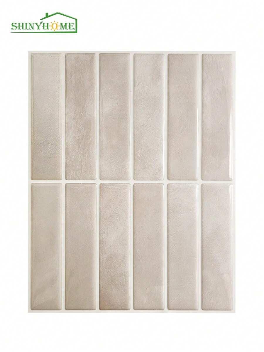 SHEIN SAMOPRZYLEPNE PŁYTKI ŚCIENNE 10-PACK S07__23X29CM