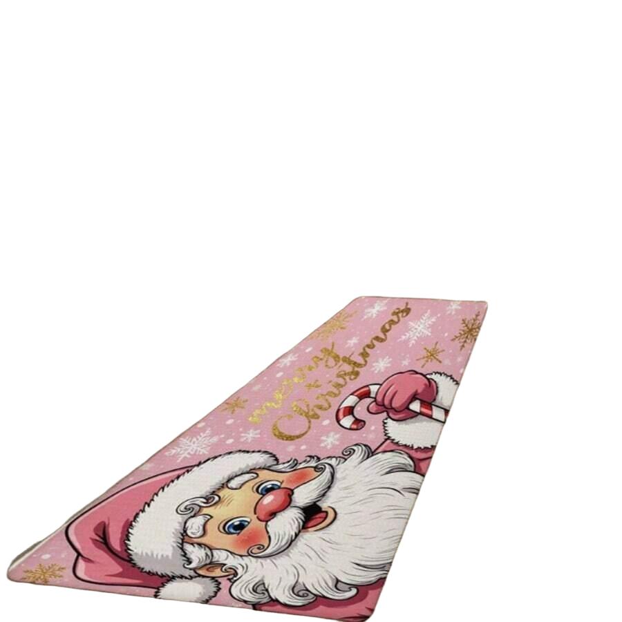 SHEIN RÓŻOWYM ŚWIĄTECZNY CHODNIK DYWANIK BDD__50X140