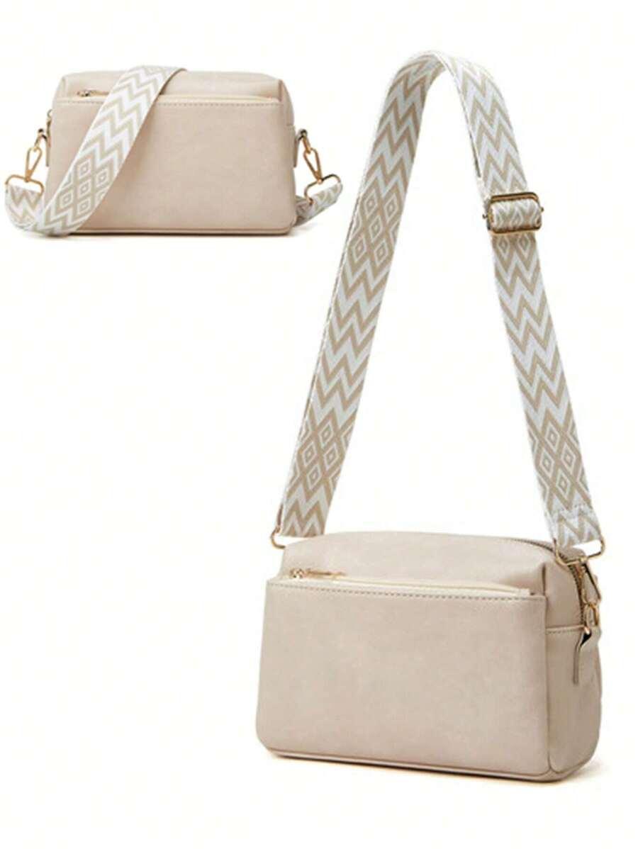 SHEIN BEŻOWA TOREBKA IMITACJA SKÓRY S07__14X22