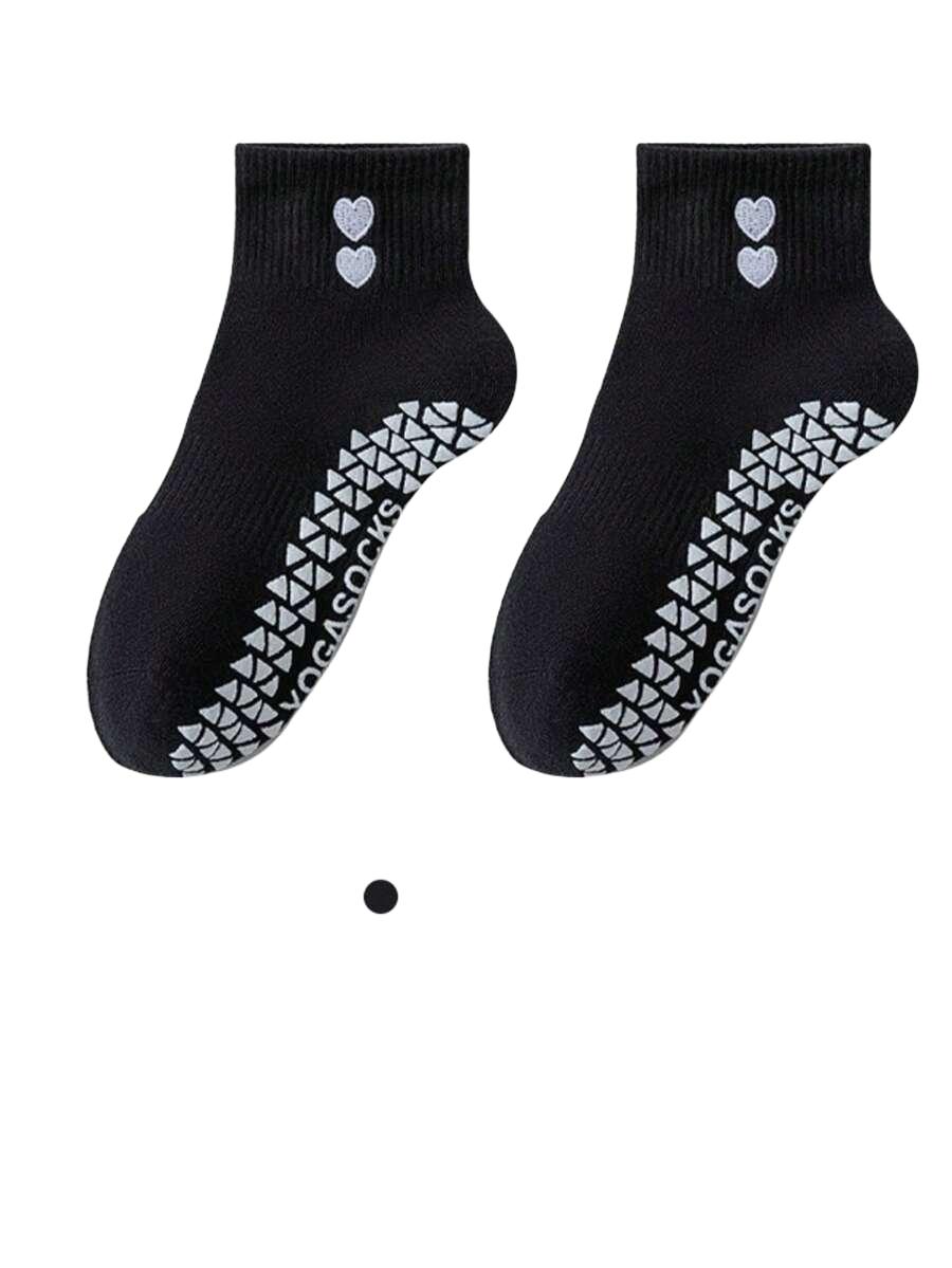 SHEIN CZARNE SKARPETKI ANTYPOSLIZGOWE S07__OS