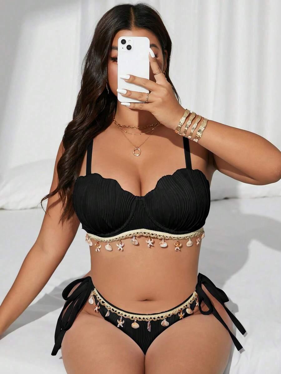 SHEIN DWUCZĘŚCIOWY STRÓJ KĄPIELOWY S09__48