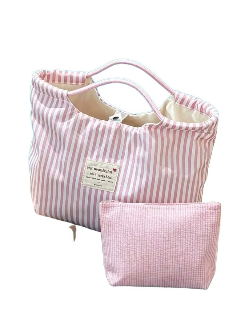 SHEIN KOMPLET TOREBKA KOSMETYCZKA WZÓR PASKI S07__40X10X32CM