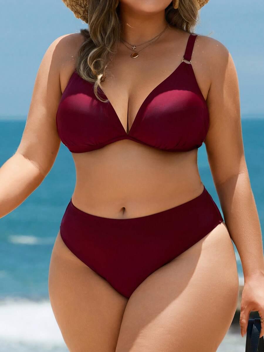 SHEIN DWUCZĘŚCIOWY STRÓJ KĄPIELOWY S09__XXL
